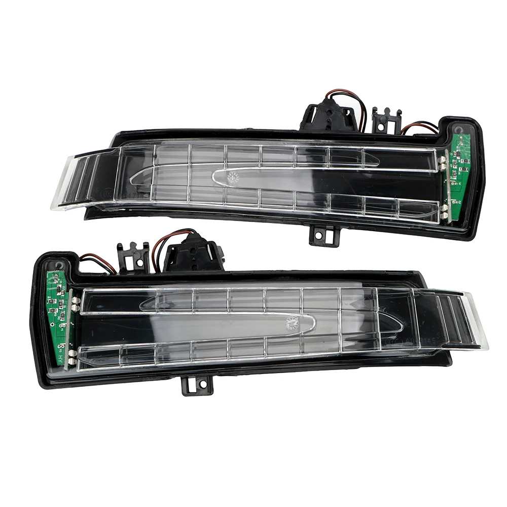 Indicador do espelho retrovisor do carro, lâmpada LED Blinker, luzes de sinalização para Mercedes Benz W221, W212, W204, W176, W246, X156, C204, C117, 12V
