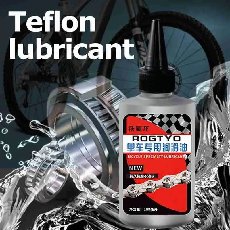 Lubrifiant spécial pour chaîne de vélo, 100ml, pour vtt, vélo de route, huile pour fourche, volant d'inertie, accessoires de cyclisme