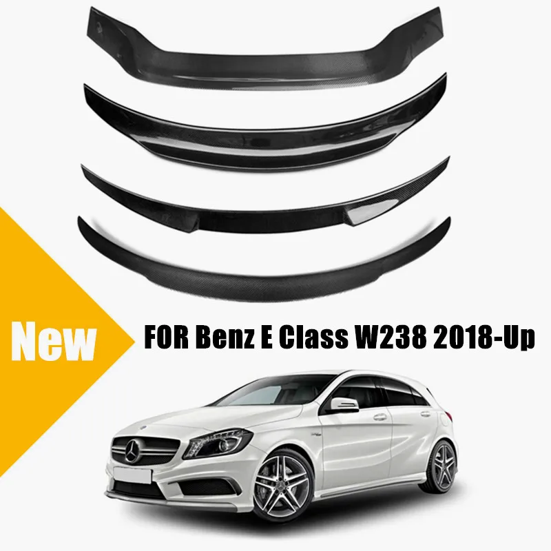 Carbon Fiber Rear Spoiler for Benz E Class W238 2018 2019 for Mercedes C238 W238 Rear Trunk Lid Wing PSM / AMG Style Spoiler