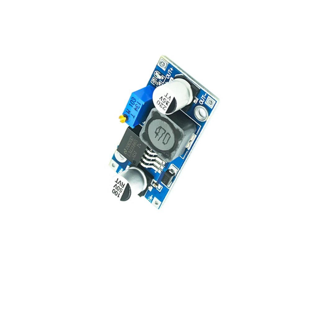 LM2596 DC-DC Step-Down Power Supply Module 3A Adjustable Step-down Module LM2596S Voltage Regulator 24V 12V 5V 3V For Arduino