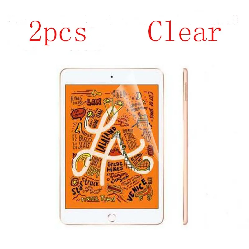 

Transparent Screen Protector Film for Apple ipad mini 1/2/3/4/ipad mini 5 2019/ipad mini 6 2021, 2pcs in 1 package