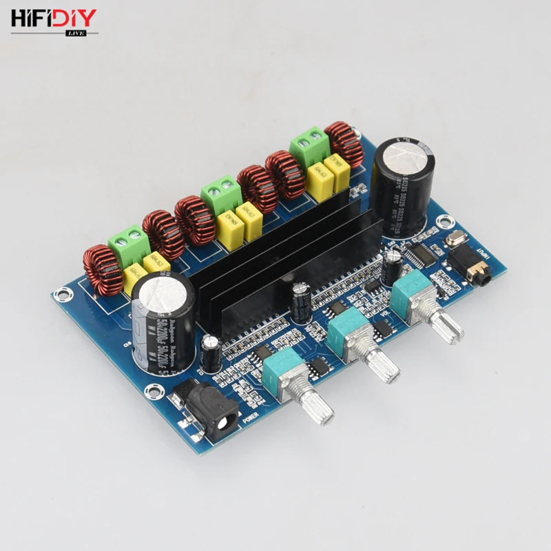 TPA3116D2 مضخم رقمي بلوتوث 5.0 نغمات الصوت 2.1 قناة ستيريو فئة D 50 واط * 2 + 100 واط المتكلم الصوت ل AUX XH-A305