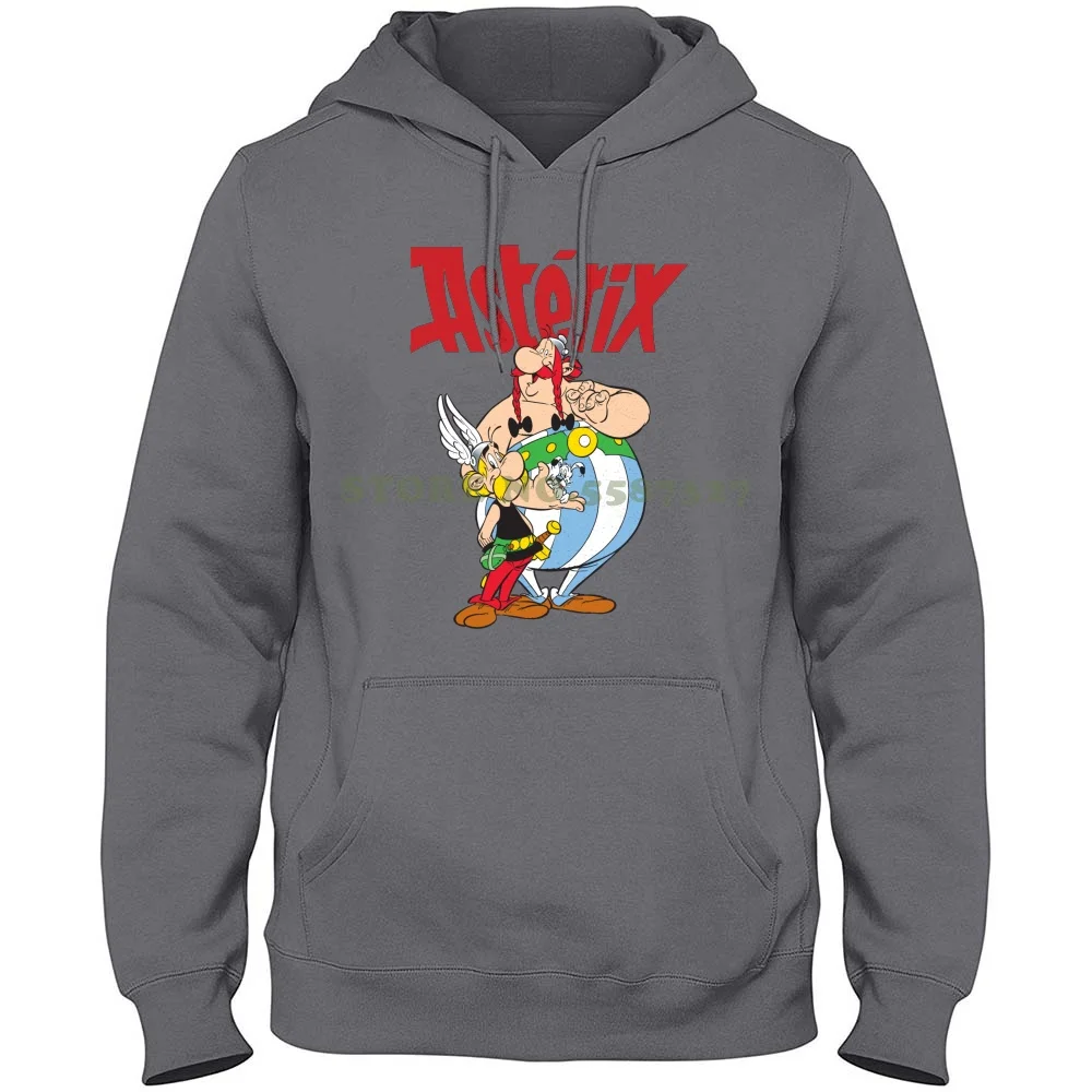 Asterix And Obelix T Shirt Artwork 100% Pure Cotton Hoodie T-Shirt Asterix Obelix Idefix Comics Children Book Gauls France Dogs