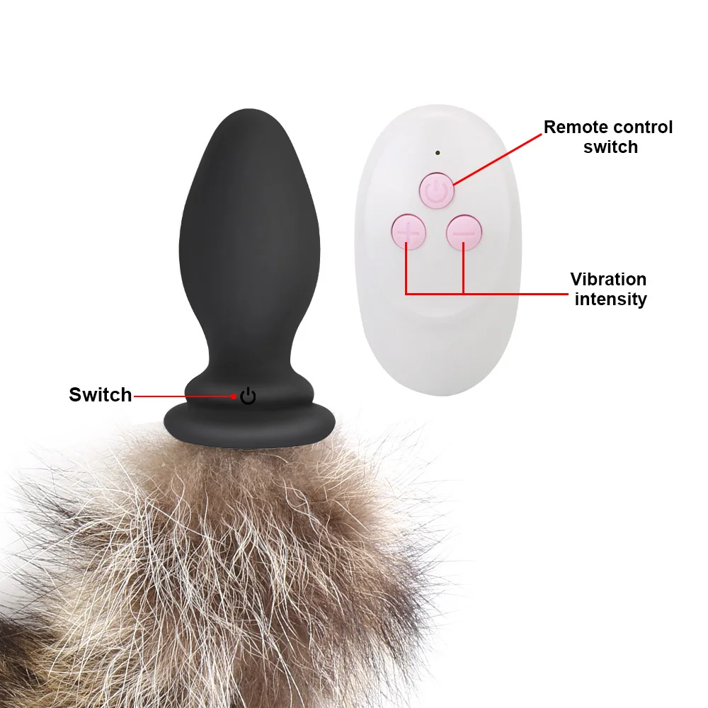 Fox Tail Plug Anal para Mulheres, Vibradores Sem Fio, Dilator Butt, Expansor, Casal Flirt Tool, Sex Toy, Jogos Adultos, Produtos Eróticos