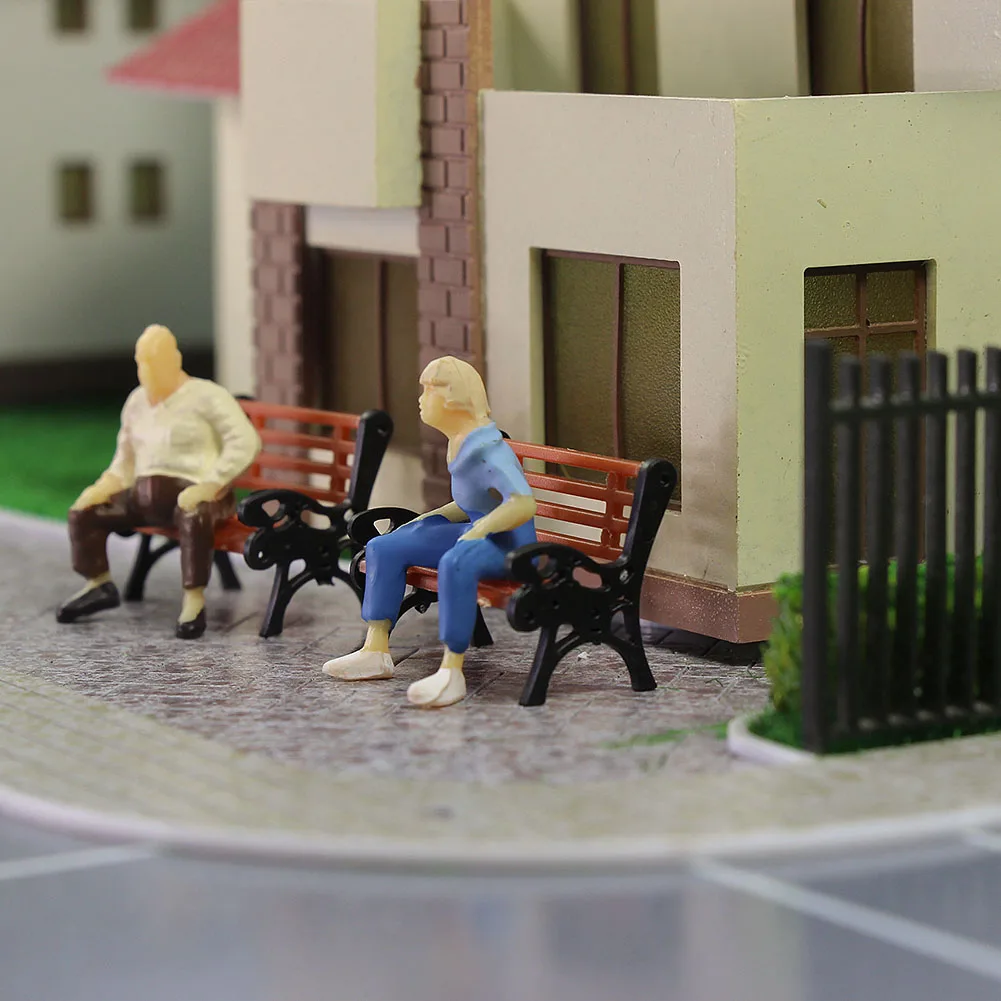 Evemodel Model Railway Layout O scale 1:48 All Seated Figures Painted People