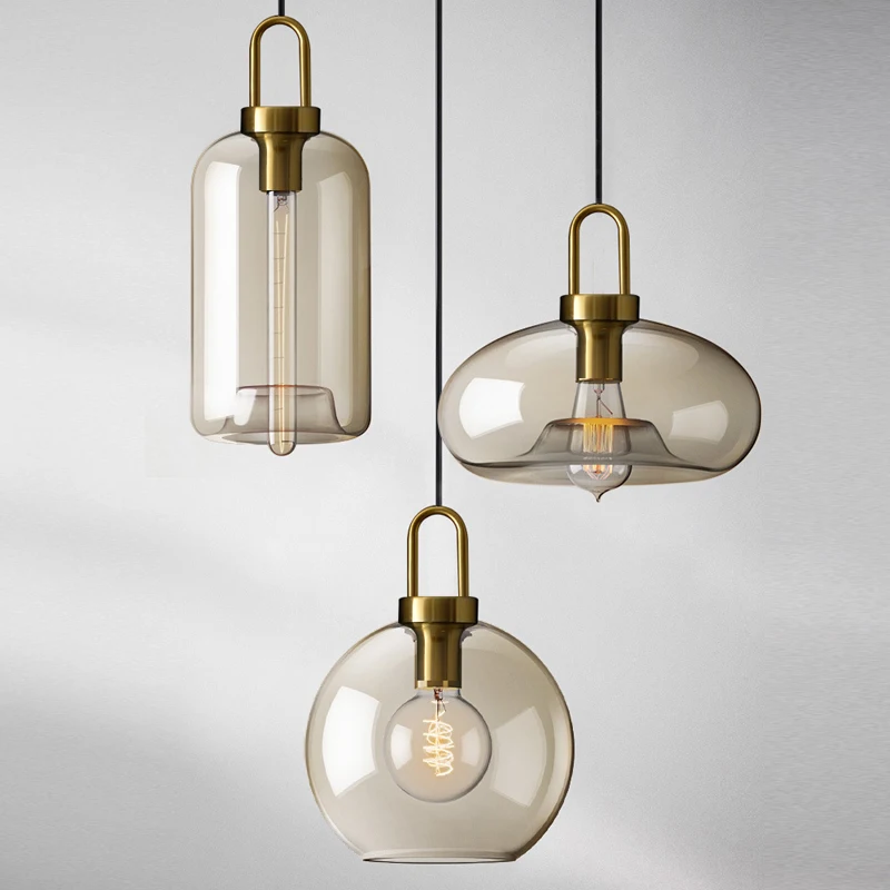 

Nordic Glass Pendant Lights Postmodern Kitchen Dining Living Room Decor Lighting Fixture Restaurant Cafe Pendant Lamp Home Decor