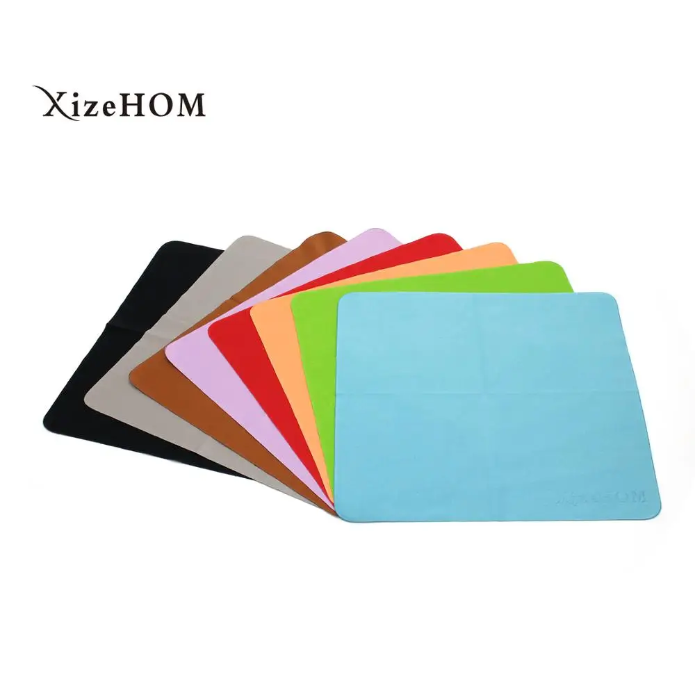 8pcs 20*20cm Glasses Cloth Microfiber Cleaner Cloths Cleaning Glasses Lens Clothes  Eyeglasses Cloth Eyewear Accessories