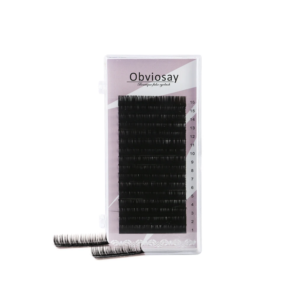 High quality 16Rows thickness 0.03 to 0.20 Faux mink eyelashes individual eyelash lashes soft eyelash extension False eyelash