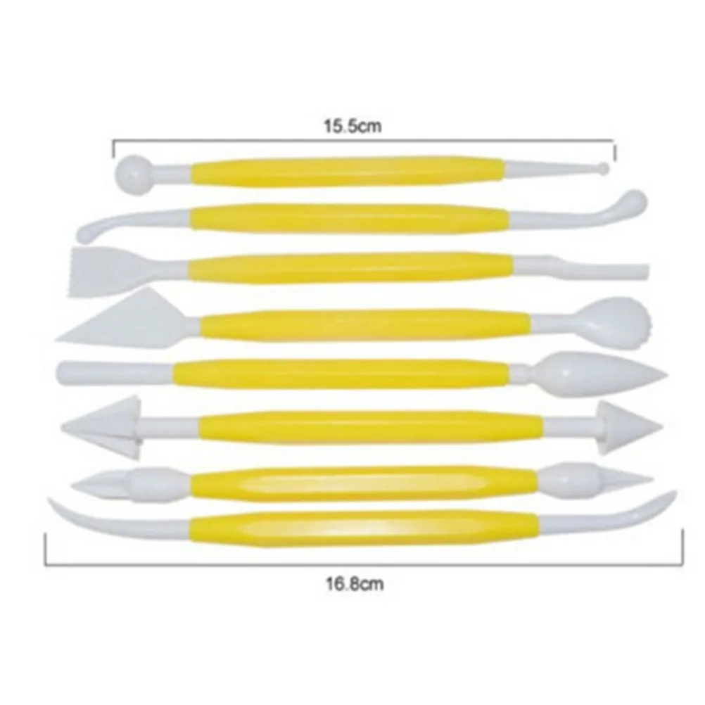 Ensemble d'outils de sculpture en argile plastique, ensemble d'outils de sculpture en polyforme pour façonner la pâte à modeler, jouets en argile polymère, 8 pièces/ensemble