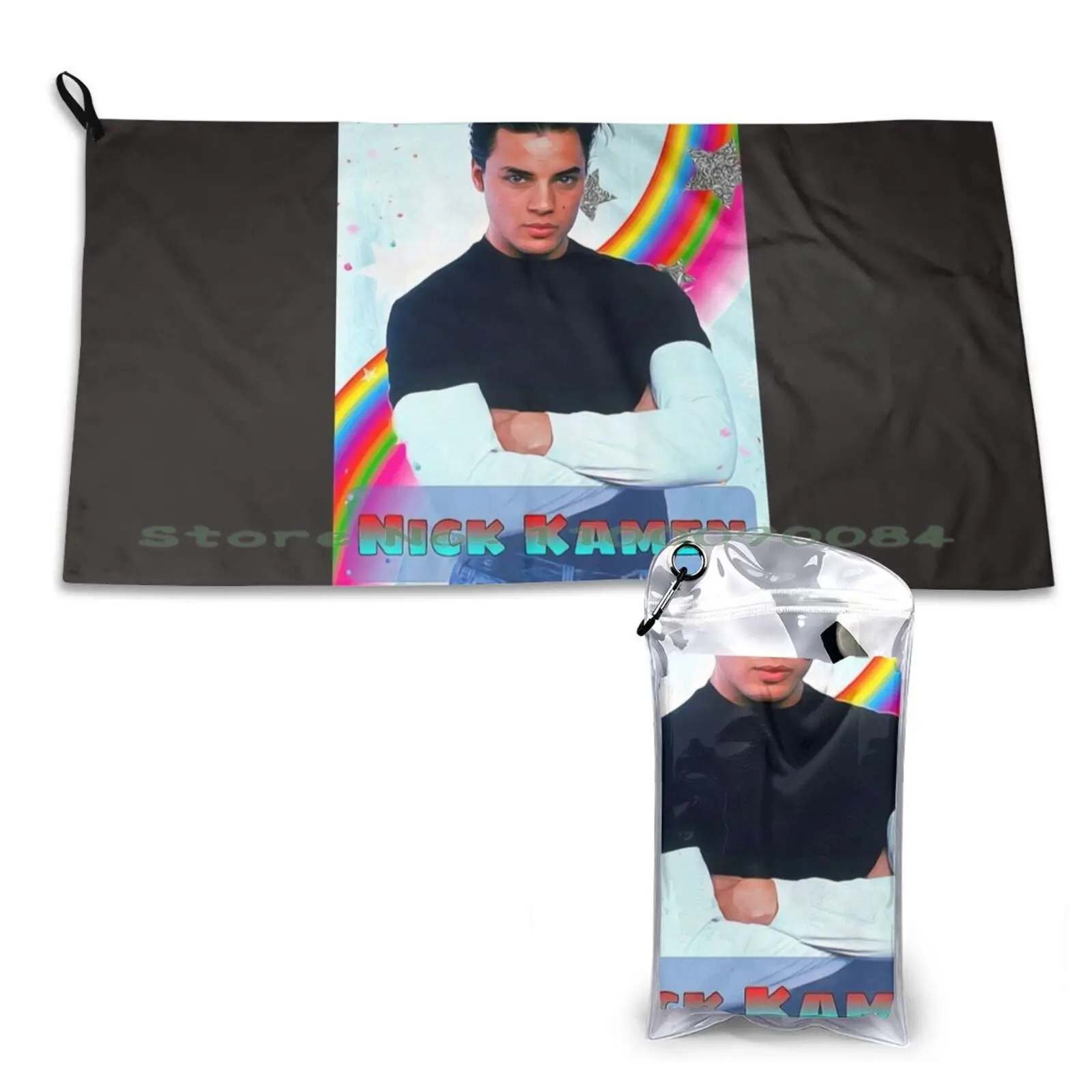 Nick Kamen Quick Dry Towel Gym Sports Bath Portable Vintage Rip Singer Music Love Song 80s Soft Sweat-Absorbent Fast Drying