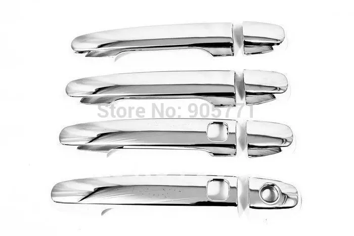 

High Quality Chrome Door Handle Cover With Keyless Access for Toyota Kijang / Qualis / Innova free shipping