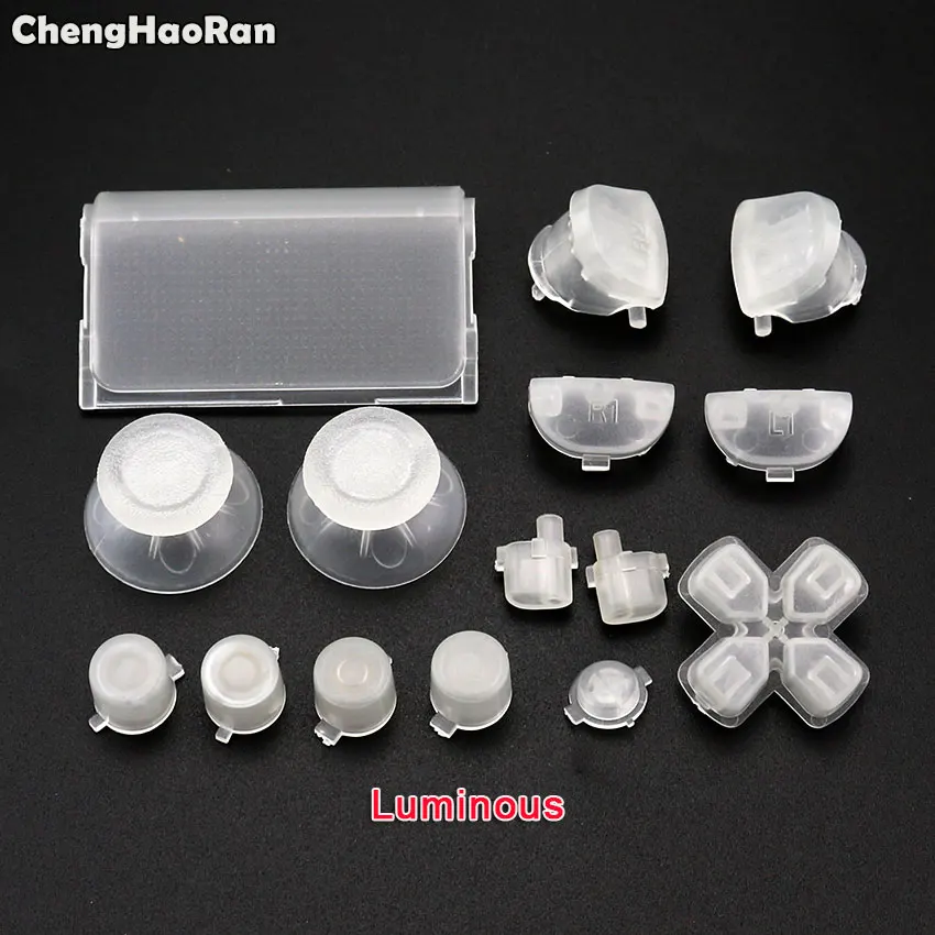 Chenghaئران طقم عصري بأزرار كاملة لسوني بلاي ستيشن Dualshock 4 PS4 2.0 متحكم R2 L2 R1 L1 زر الزناد ملحقات الألعاب