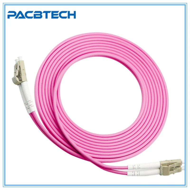 OM4 40Gbps 100G Fiber Optic Patch Cord LC-LC 1m 2m 3m 5m 10m 15m 50/125 2.00mm 2 core Multimode Duplex Fibra optic patch Cable