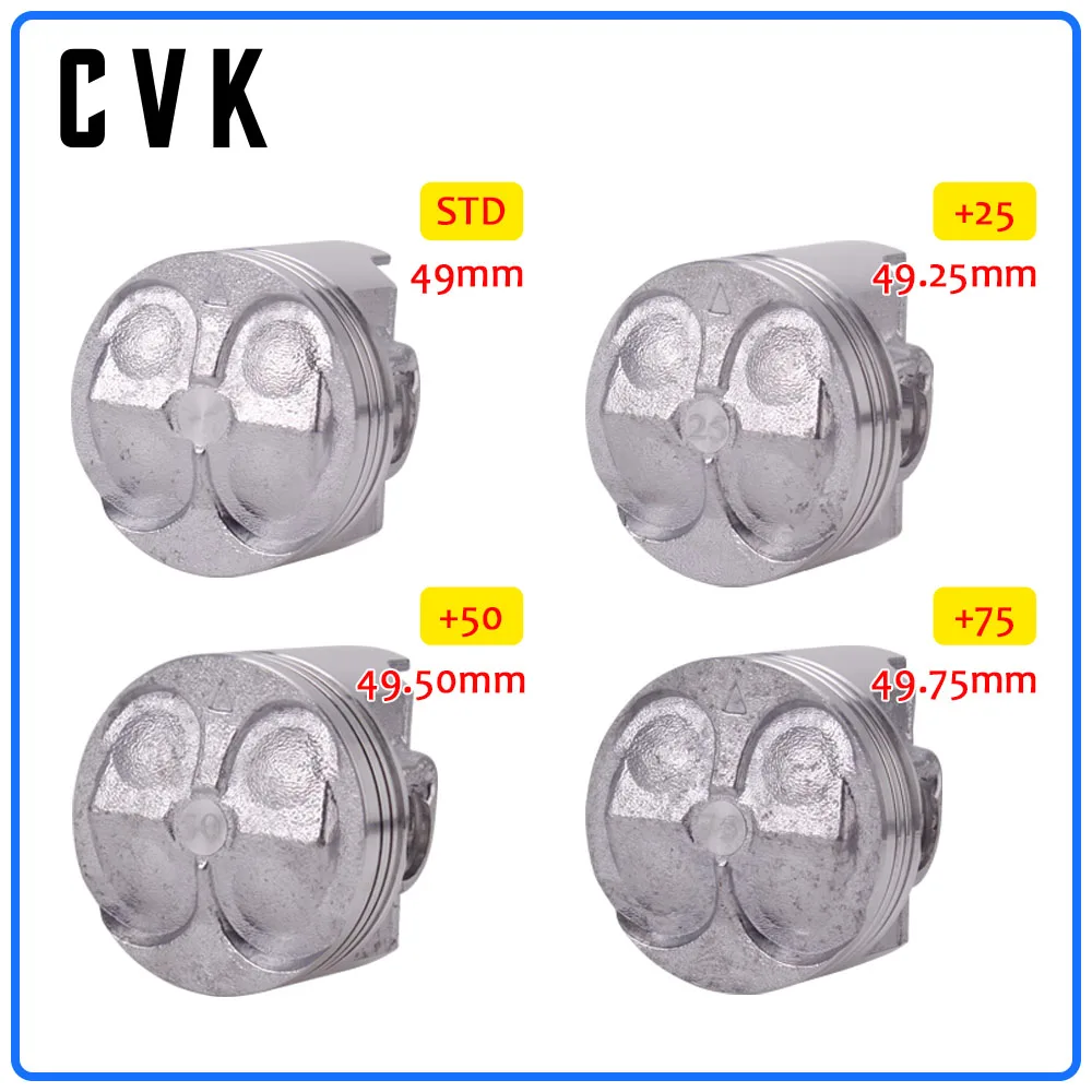 CVK Engine Cylinder Part Piston and Piston Rings Kits For SUZUKI GSXR250 72A 73A 74A 913 GSF GSF250 GSXR Motorcycle Accessories