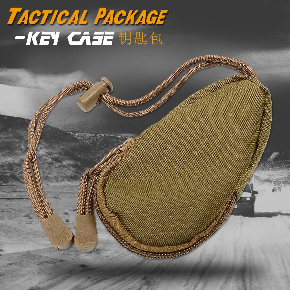 Military Fan Key Bag 2020 Outdoor EDC Army Commuter Equipment Bag Camouflage Tactical Accessory Bag Coin Purse Change Hand Bags