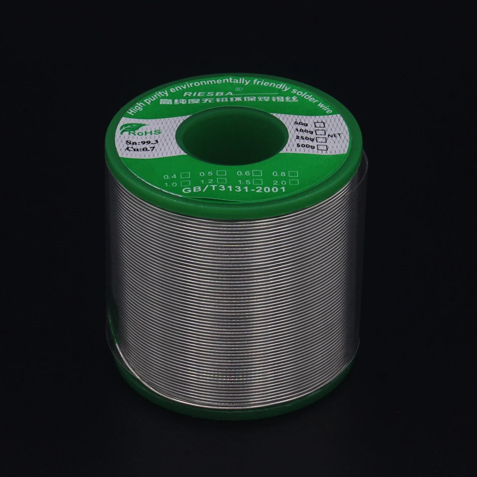 1Pcs 500g 1.1LB Lead Free Solder Wire Sn99.3 Cu0.7 Rosin Core for Electrical Solder RoHs rosin core solder  tin