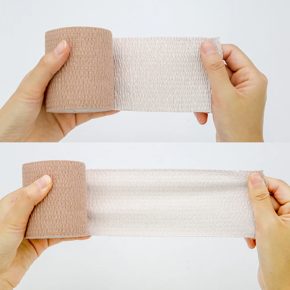 Kindmax Healcare-Light Elastic Bandage Pillar for Fabric Roll, Wrist Bandage, Adhesive Tape, Fabric Roll, 100% Cotton