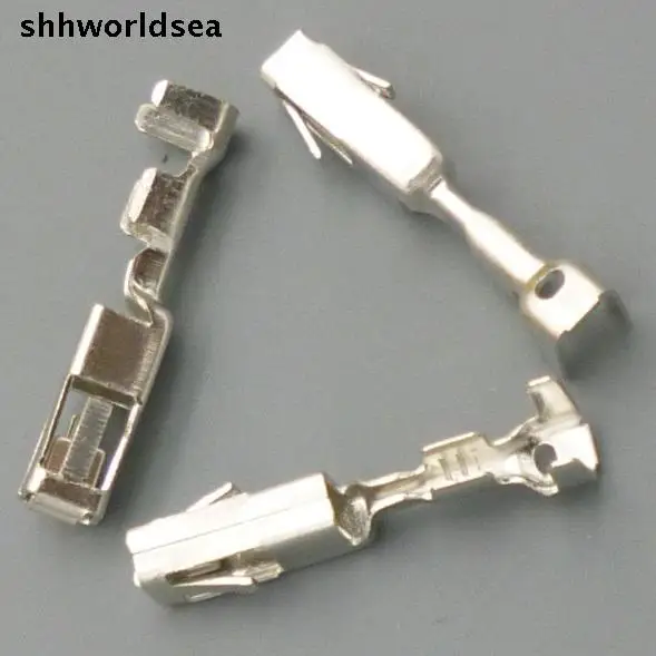 

shhworldsea 20 pcs/lot Female Crimp terminal Connectors for Car,Big J519 car terminals for VW,2.8mm Pin terminal