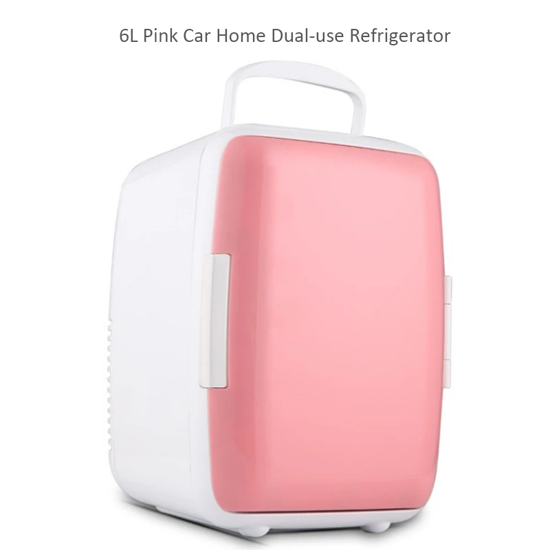 자동차 냉장고 6L 미니 냉장고 소형 가정용 인슐린 쿨러 홈 자동차 이중 용도 당뇨병 핫 amd 콜드 쿨러