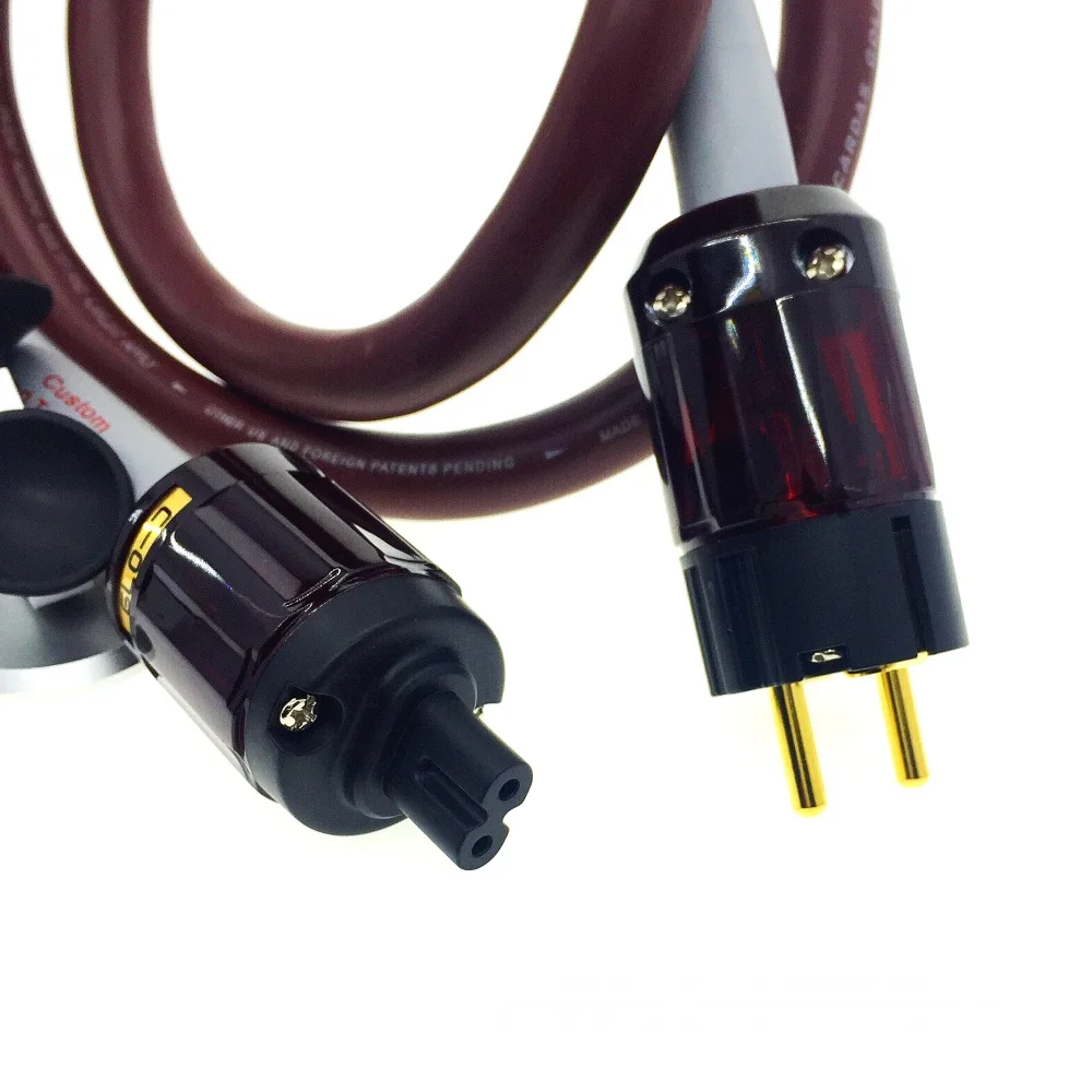 CARDAS golden reference Power cord OFC OFC EU Schuko AC Power Cable  Figure 8 Oyaide P-079E/P-079/C-079 C7 MK plug Vinshle