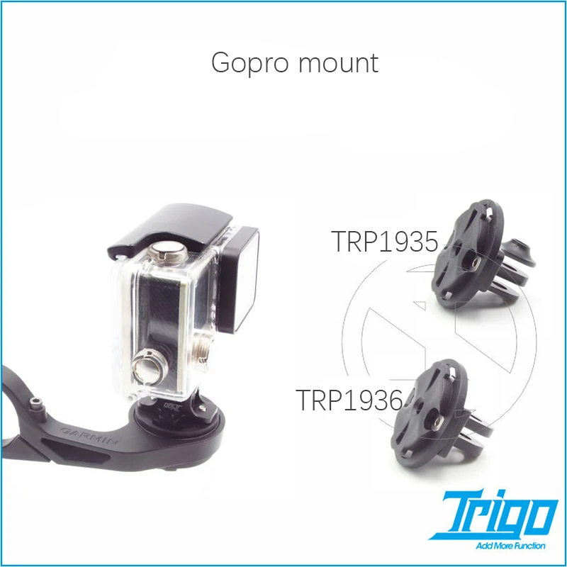 TRIGO TRP1935/TRP1936 Bike Headlight Adapter for Garmin Bicycle GOPRO Conversion Seat