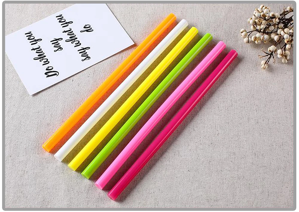 Professionelle DIY-Klebestifte: 1 Packung 11 Stück Mehrfarbiger Heißkleber 11mm/7mm X 200mm Hochfeste Verbindung für Bastelarbeiten – Detail 6