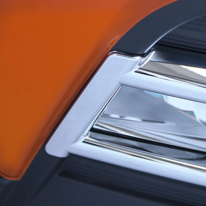 For Nissan Kicks 2016-2019 ABS Chrome Front Rear Fog Light Lamp Bumper Protector Cover foglight Eyebrow Eyelid Trim Accessories