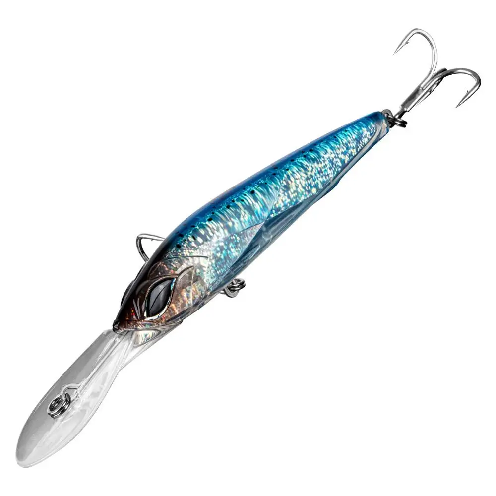 Noeby 180 mm, 90 g Trolling-Minnow-Angelköder, schwimmender Wobbler, Big Game, künstlicher harter Köder für Sea GT Thunfisch-Angelköder
