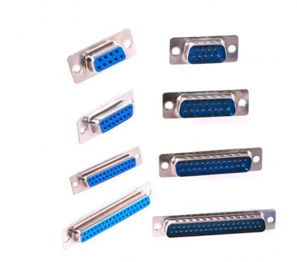 100PCS RS232 Welded Serial Port DP9 DP15 DP25 DP37 D-Sub Insert plate PCB Type Connector DB Male/Female Socket Plug COM Adapte