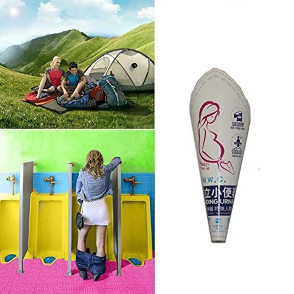 10 Stk/partij Wegwerp Papier Urinoir Vrouw Plassen Device Stand Up Pee Voor Camping Reizen Draagbare Vrouwelijke Outdoor Wc Tool