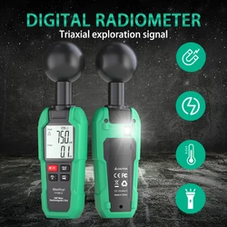 Tester EMF portatile per uso domestico preciso forno a microonde Tester di radiazione del Computer Tester del rivelatore di radiazione del campo elettromagnetico