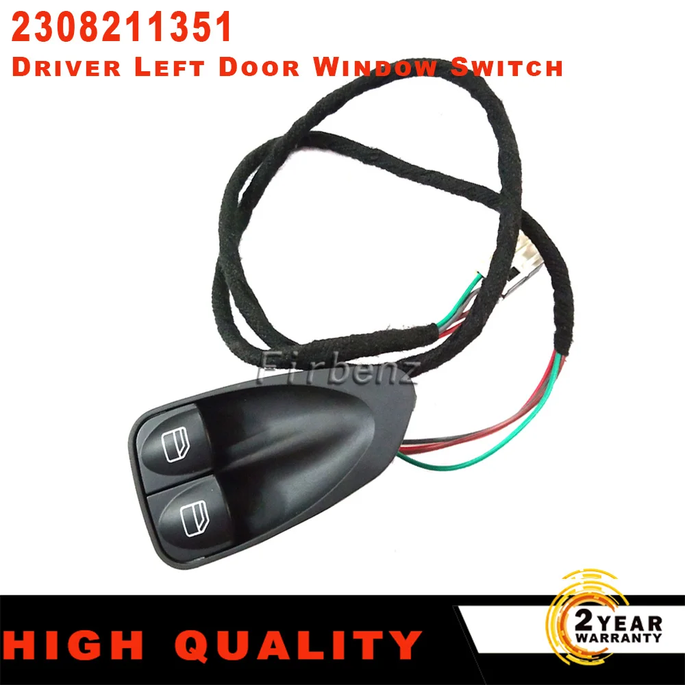 

LHD Car Left Power Door Window Switch 2308211351 for Mercedes-Benz R230 SL Class SL500 SL550