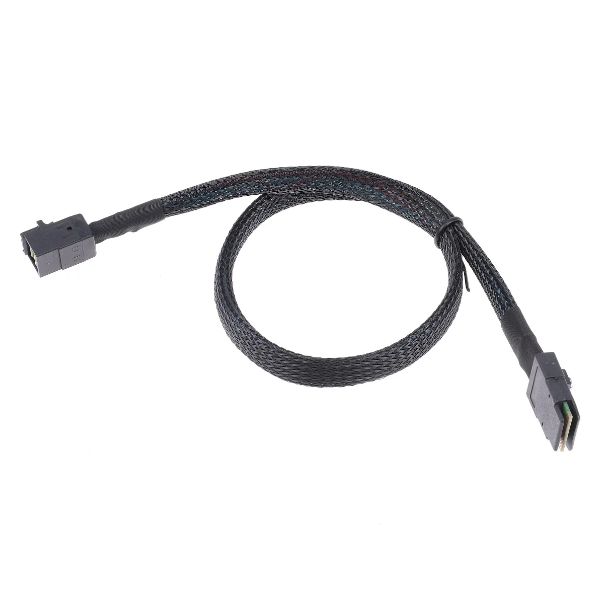 كابل بيانات الخادم الداخلي MINI SAS 8643 إلى SFF 8087 HD 0.5M/1M Mini-sas HD SFF-8643 كابل غارة القرص الصلب لخادم البيانات