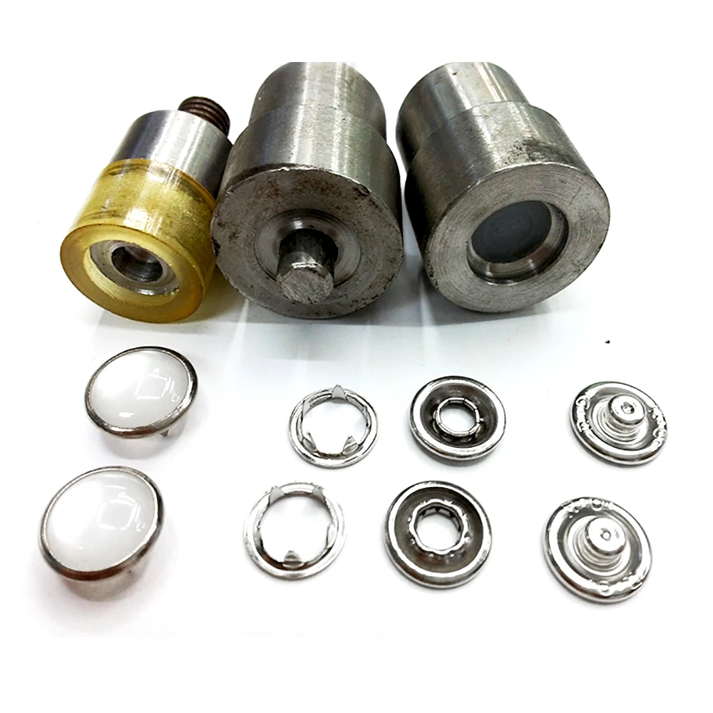 9.5/ 11 MM Metal Snap-Fastener Buttons Snaps Tools Eyelets Die Buckle Pearl Rivets Installation Molds