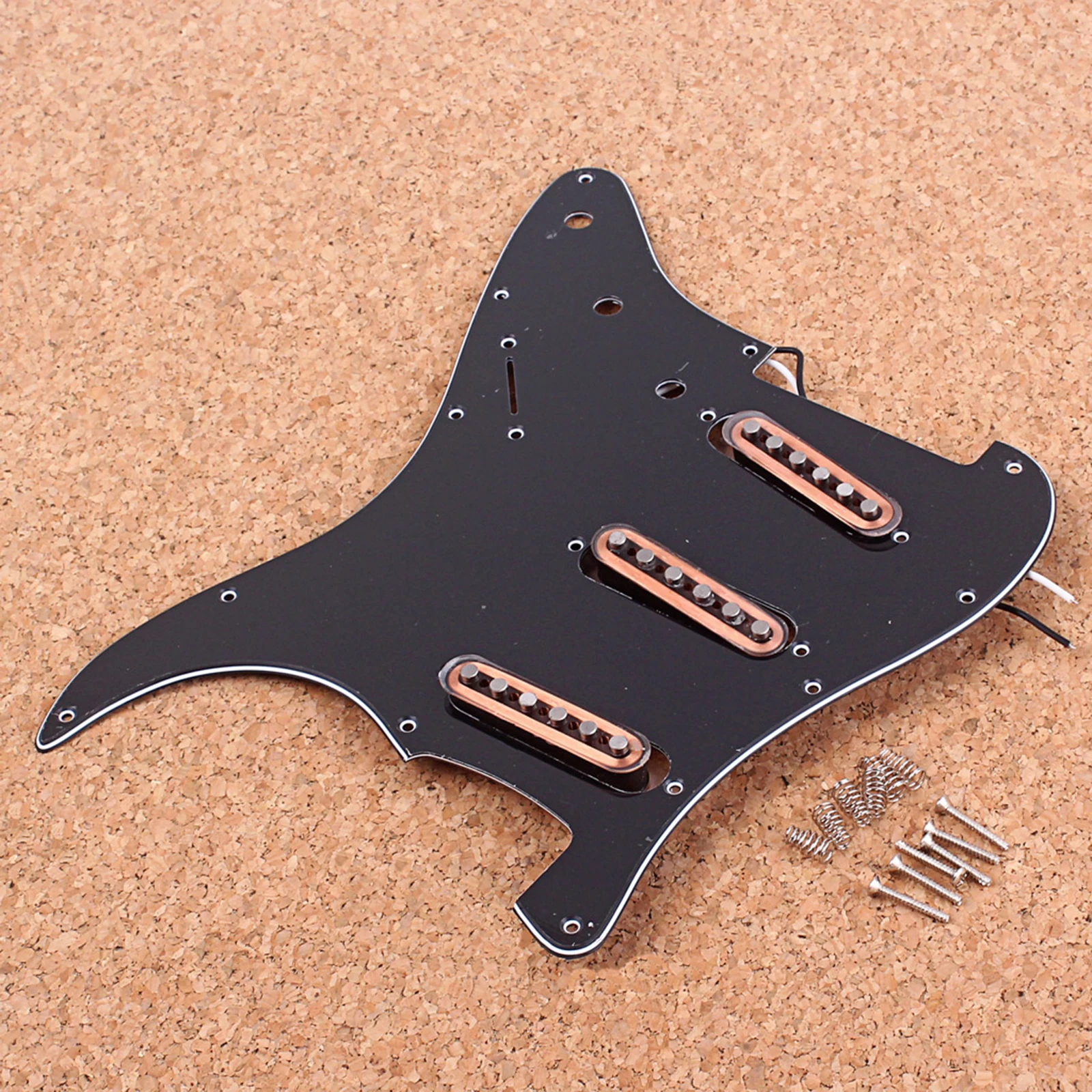 3x SSS Single Coil Pickup with Magnets Vintage Tone Alnico V Single Coil Pickups Set  for ST 6 String Eletric Guitar