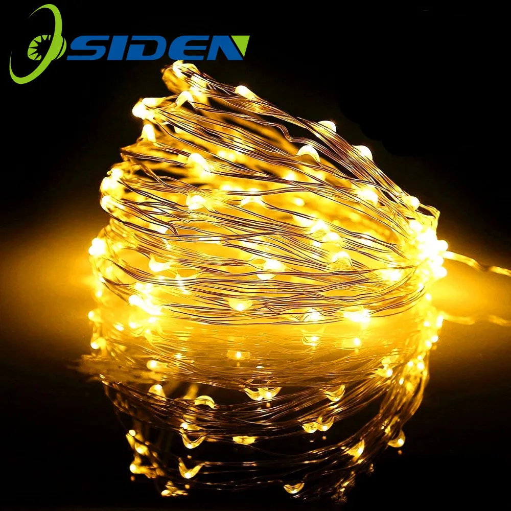 2M 5M10M Strip Light Led String Light Cooper Wire 3AA battery Christmas Light For Garland Holiday Fairy Wedding Party Decoration