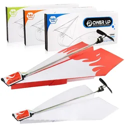 Electric Paper Aircraft Models Airplane Conversion Kit Children Educational Flying Toy Hand Throwing Paper Airplane Motor Remote