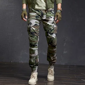 Quần chiến thuật nữ quyền nam giới, đồ phố nam, hành lang bình thường, quần camo, quần áo đẹp, harajuku, chất lượng cao, thời trang 6 Quần chạy bộ được ngụy trang chính - 5