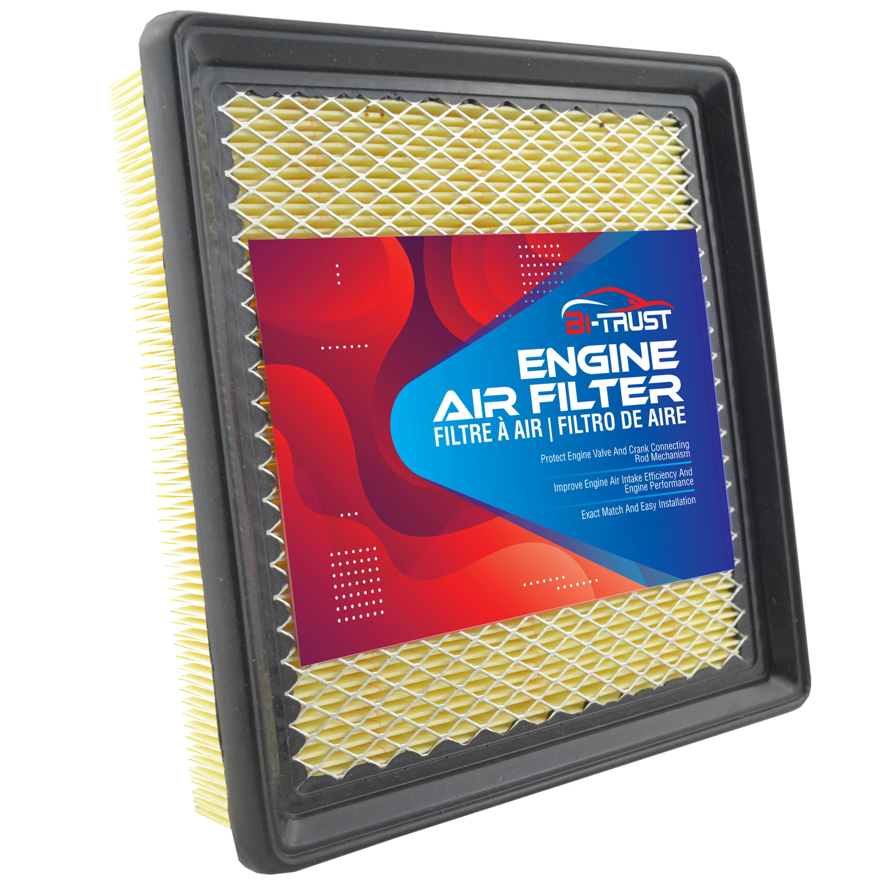 Bi-Trust Engine Air Filter for Honda Civic Acura EL 1.6L 1997-2000 CR-V 2.0L 1997-2001 17220-P2N-A01