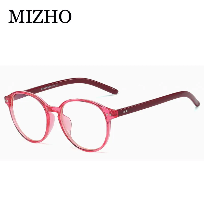 MIZHO Filtering Protect Eyesight Anti Blue Light Glasses Ladies Look At Phone Transparent Blocking Glare Computer Glasses Women