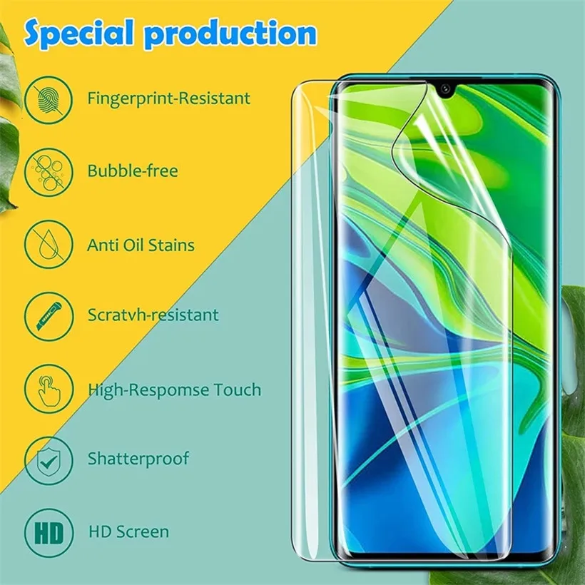 Hydrogel Film For Xiaomi Mi Note 10 Ultra 9 T 8 Pro Lite Mi10 Mi9 5G Screen Protector 10T Mi10T Mi9T 9T Pro 9 Se 128GB Not Glass image 2