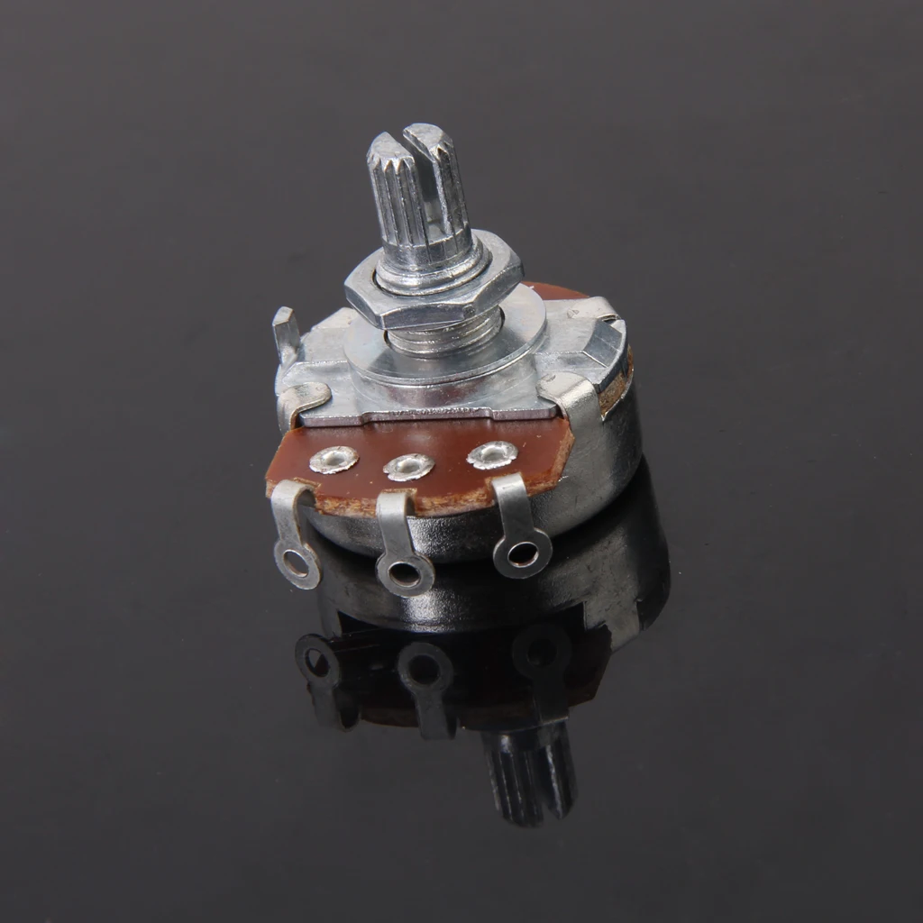 250K-ohm Control Pot Guitar Potentiometer Split Shaft Guitar Volume for Replacement/upgrading Volume and Tone Controls