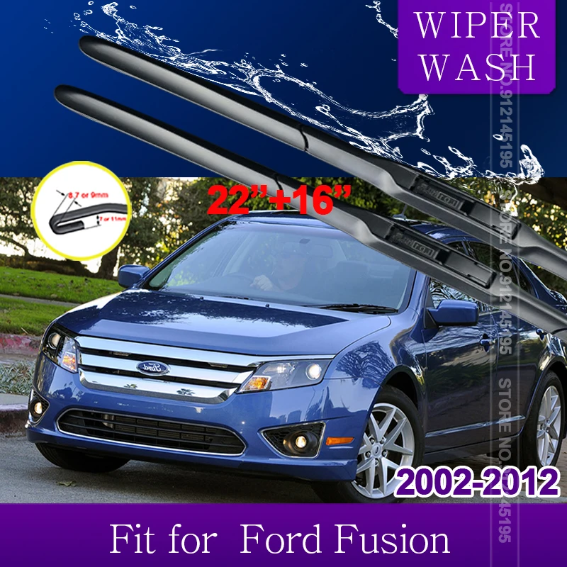 

for Ford Fusion 2002~2012 Europe Model Car Wiper Blades Front Window Windscreen Windshield Wipers Car Accessories 2003 2006 2011