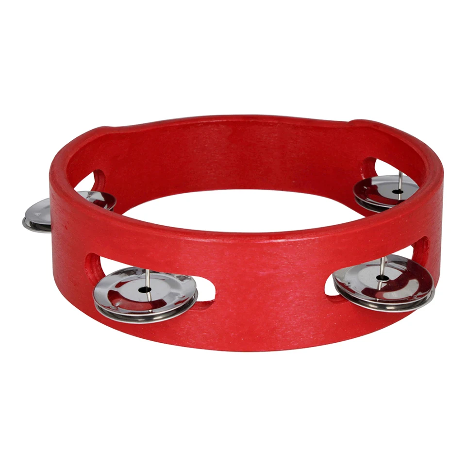GXGM Tambourin en Bois Naturelle,Rouge Tambour à Main en Bois,Tambourin Instrument,15 CM Tambourin pour Enfants avec Jingle Bells,Tamburin à une Seule Rangée pour Party Dance & Song Accompagnement GXGM Tambourin en Bois Naturelle,Rouge Tambour à Main en Bois,Tambourin Instrument,15 CM Tambourin pour Enfants avec Jingle Bells,Tamburin à une Seule Rangée pour Party Dance & Song Accompagnement