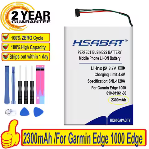 Top Brand 100% New 2300mAh 010-01161-00 Battery for Garmin Edge 1000 Edge EXPLORE 1000 Approach G8 GPS Navigator 361-00035-06