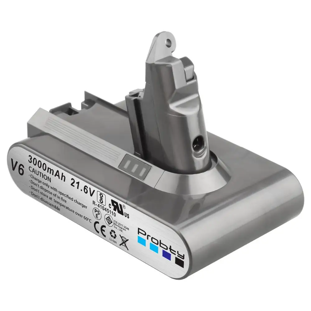 3.0Ah 21.6V Li-Ion แบตเตอรี่ทดแทนเครื่องดูดฝุ่นสำหรับ Dyson DC58 DC59 DC61 DC74 DC74 V6 DC62สัตว์ชาร์จ Bateria