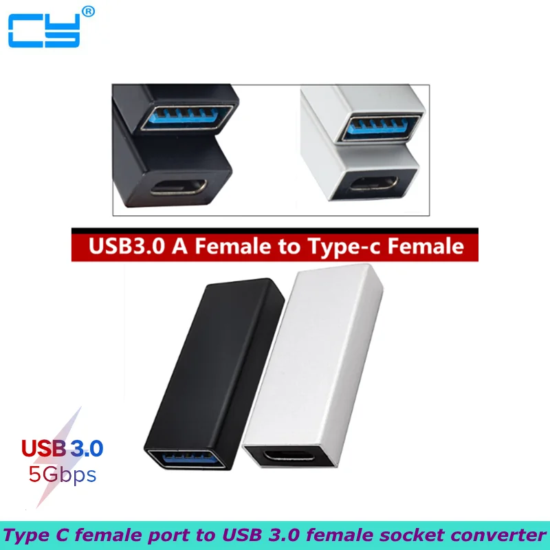 USB 3.1 Type C female Port to USB 3.0 Female Socket Converter USB-C to USB3.0 Connector Data Synchronization Charging Adapter