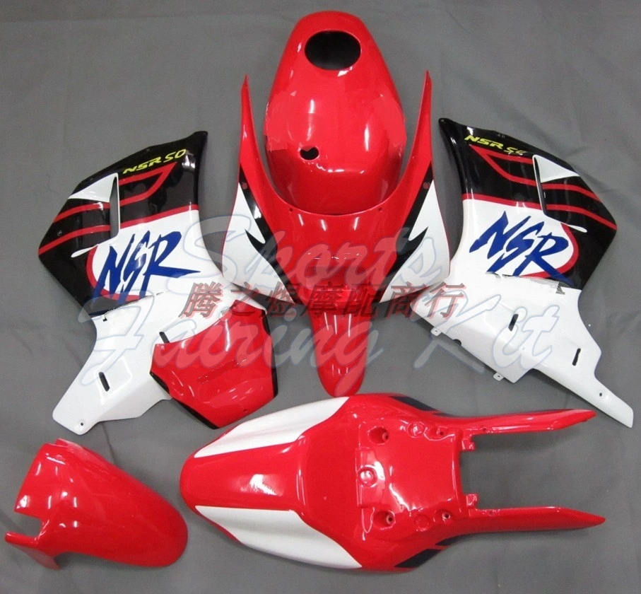 Bodywork Fairing Body Kit for HONDA NS-1 NS1 NSR50 Nsr50R Red