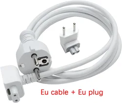 Hoge Kwaliteit Eu Plug Verlengkabel Snoer Voor Macbook Pro Air Charger Cable Power Kabel Adapter 45W 60W 85W