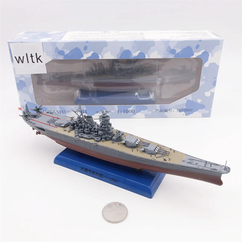 Weapons Theatre WWII Japanese Musashi 1944 Battleship 1/1000 Diecast Model